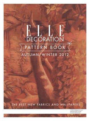 cover image of Elle Decoration UK Autumn/Winter 2012 Pattern Book